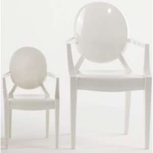 Lou Lou Ghost Armchair by Kartell   R122069, Color Transparent Light 