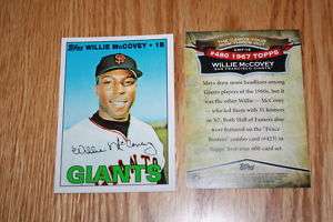 2010 Topps CYMTO CMT 16 Willie McCovey San Fran Giants  