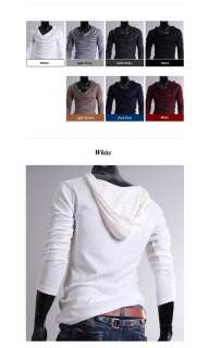   Fashion Hooded Drape Silket Long Sleeved T Shirt Top One Size  