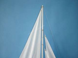 Sovereign 35 Model Wooden Sailboat Americas Cup  