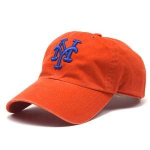  New York Mets Clean Up Adjustable Orange Cap Adjustable 