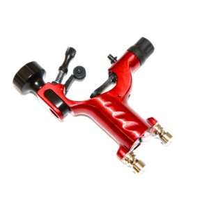Red Firefly Style Rotary Tattoo Machine Adjustable Dampening Silent w 