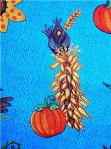 New Thanksgiving Scarecrow Pumpkin Crow Fabric BTY  