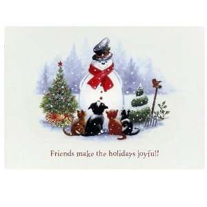  Lets Party By Paper Magic Group Snowmen and Pets Greeting 