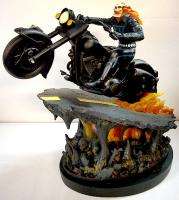 YOW Bowen GHOST RIDER Motorcycle Statue 2004 MIB Rare  