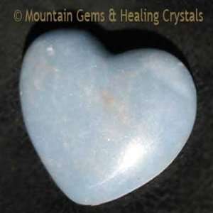   Angelite Hearts Keeps you close to the Angels