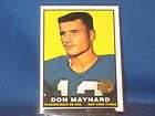 Don Maynard 2001 Topps Archives #23 1961 #150 New York Titans Rookie