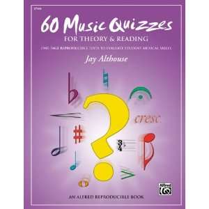  Alfred 60 Music Quizzes for Theory and Reading (Book 