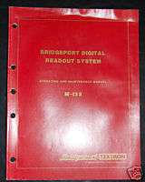 Bridgeport Textron M 133 DRO Instruction Manual  