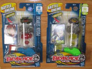 BEYBLADES Metal Fusion THERMAL PISCES POISON SERPENT  