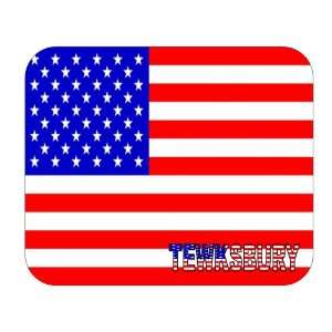  US Flag   Tewksbury, Massachusetts (MA) Mouse Pad 