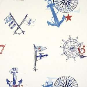  Navigator Novelty Boaters Blue by Ralph Lauren Wallpaper 