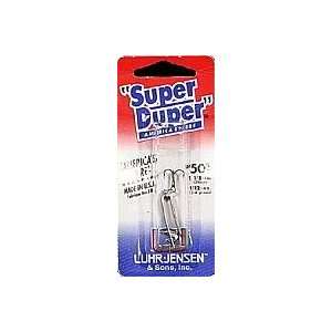  Luhr Jensen Fishing Tackle Super Duper 1 1/8 inch Chrome 