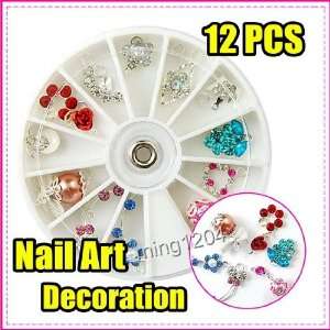  Charm 12 Shape Nail Art Decoration Wheel 262 Beauty