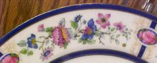 Gorgeous 1918 LIMOGES FLORAL PLATE Bailey Banks Biddle  