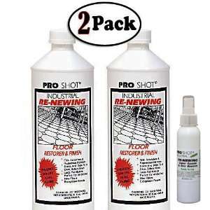PACK Pro Shot Industrial Re Newing Floor Restorer And Finish (64 oz 
