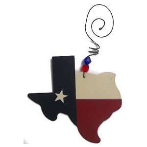  Texas Painted Metal Ornament