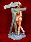 US Marine Grunt Bikini Clad Lady Girl Figurine Statue  