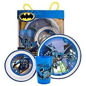  Batman 3 Piece Mealtime Set Toys & Games