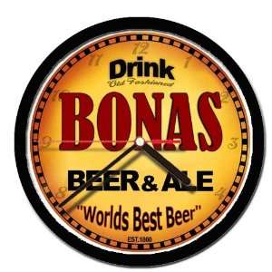  BONAS beer and ale cerveza wall clock 