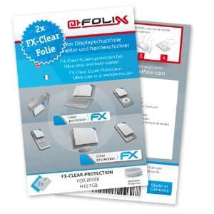 2 x atFoliX FX Clear Invisible screen protector for IRiver 