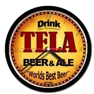  TELA beer and ale cerveza wall clock 