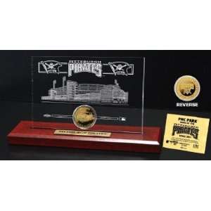    Pirates PNC Park 24KT Gold Coin Etched Acrylic 