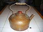 Vintage Antique Copper Brass teapot Age India  