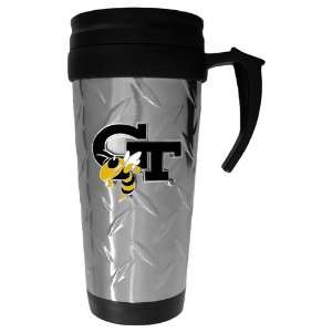  Georgia Tech Yellowjackets NCAA Diamond Plate Travel Mug 