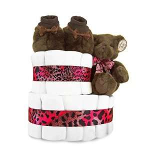 Gift Baskets By KarraNessian Mink Couture 2 Tier Diaper 