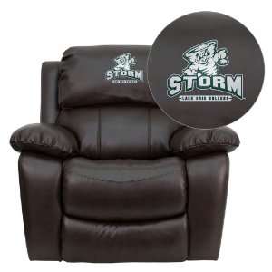  Flash Furniture Lake Erie College Storm Embroidered Brown 
