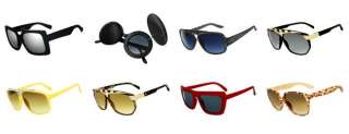   Modeling New Designer Fashion Shades Crown Logo Black Retro Sunglasses