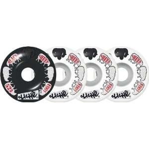  Cliche Black Sheep 52mm 3white 1black Skate Wheels 