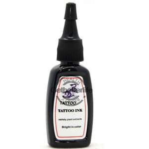 Bottle Pro Black Tattoo Ink Pigment Set 15ml Supplies 1/2 OZ  