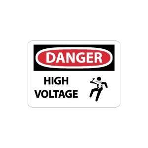    OSHA DANGER High Voltage (graphic) Safety Sign