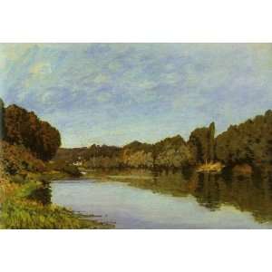     24 x 16 inches   The Seine at Bougi 