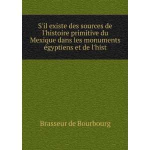   les monuments Ã©gyptiens et de lhist Brasseur de Bourbourg Books