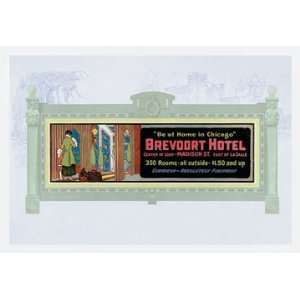  Brevoort Hotel 12X18 Art Paper with Black Frame