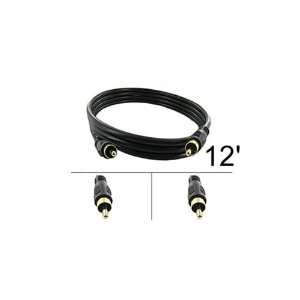  Subwoofer Interconnect RCA Male to Male Cable 12 ft   by 