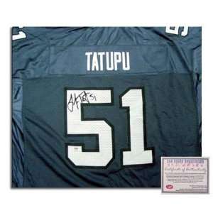  Lofa Tatupu Seattle Seahawks NFL Hand Signed Replica Home 