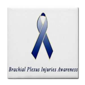  Brachial Plexus Injuries Awareness Ribbon Tile Trivet 
