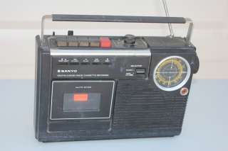 SANYO VTG 70s Boombox Ghettoblaster Tape Player Radio  