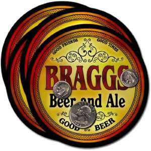  Braggs, OK Beer & Ale Coasters   4pk 