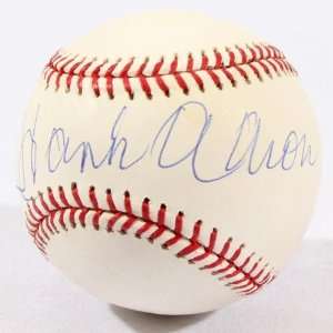  Hank Aaron Autographed Baseball   Steiner Holo 