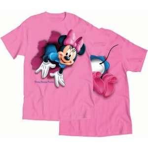  Disney Minnie Mouse Pop Out Adult Tshirt 