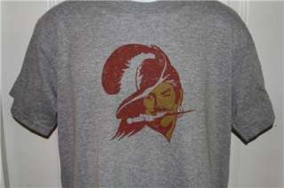 Tampa Bay BUCCANEERS Throwback Logo NFL T Shirt Large  