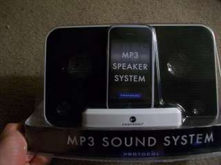 Brand NEW Protocol iPod& Sound Speaker System (Black). Sealed in 