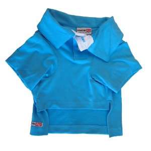  American Digs Murphy Dog Polo Medium Turquoise, Fits Dogs 