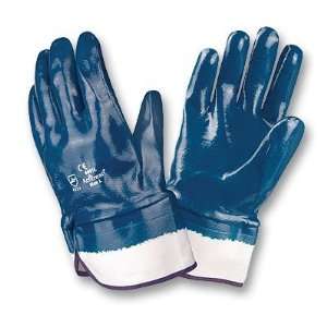 Brawler Premium Dipped Nitrile Palm Coated, Safety Cuff Gloves (QTY/12 