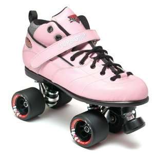  Sure Grip Rebel Fugitive Roller Skates   Pink Boot   Size 
